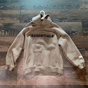 MENS ESSENTIALS FEAR OF GOD OVERSIZED PULLOVER GREY (XL)
